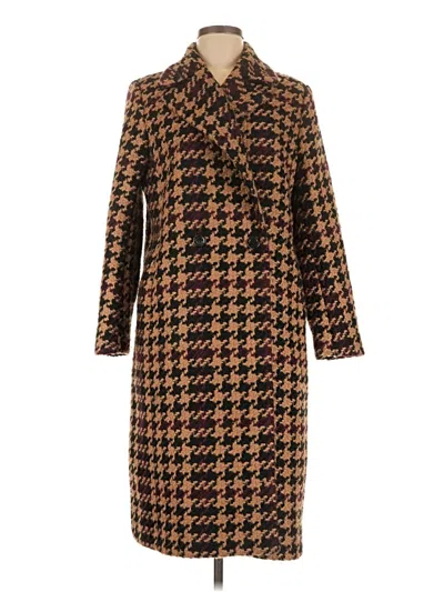 Pre-owned Ann Taylor Coat In Brown