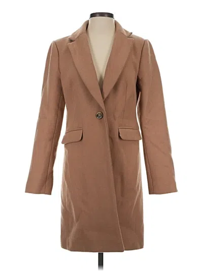 Pre-owned Ann Taylor Coat In Brown