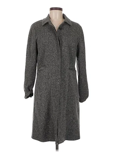 Pre-owned Ann Taylor Coat In Gray