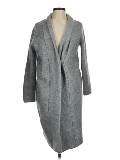 Pre-owned Ann Taylor Coat In Gray