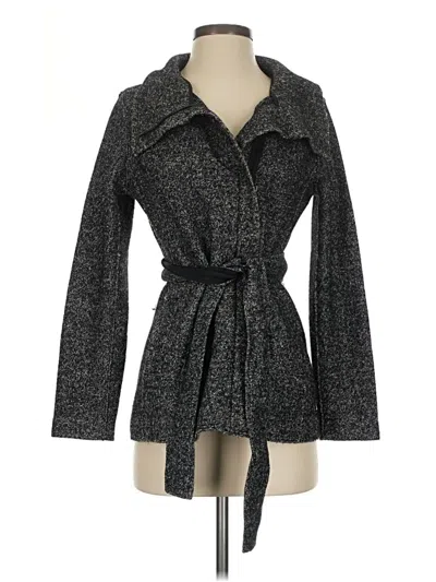 Pre-owned Ann Taylor Coat In Gray