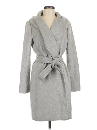 Pre-owned Ann Taylor Coat In Gray