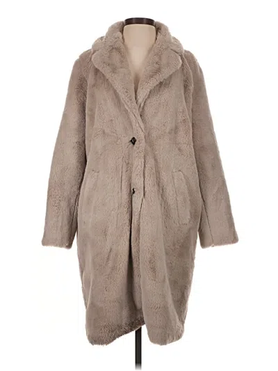 Pre-owned Ann Taylor Coat In Gray