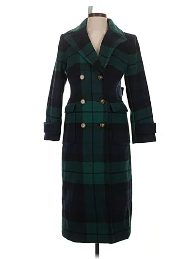 Pre-owned Ann Taylor Coat In Green