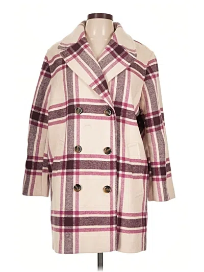 Pre-owned Ann Taylor Coat In Pink