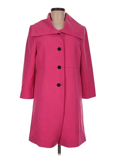 Pre-owned Ann Taylor Coat In Pink