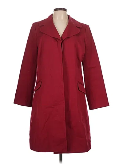 Pre-owned Ann Taylor Coat In Red