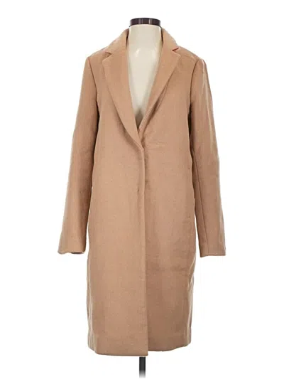 Pre-owned Ann Taylor Coat In Tan