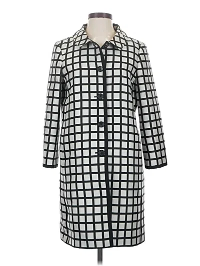Pre-owned Ann Taylor Coat In White