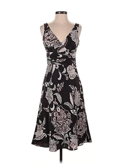 Pre-owned Ann Taylor Cocktail Dress In Black