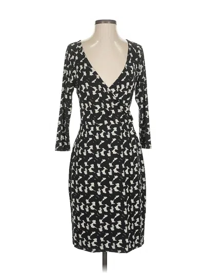 Pre-owned Ann Taylor Cocktail Dress In Black