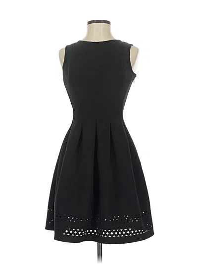 Pre-owned Ann Taylor Cocktail Dress In Black