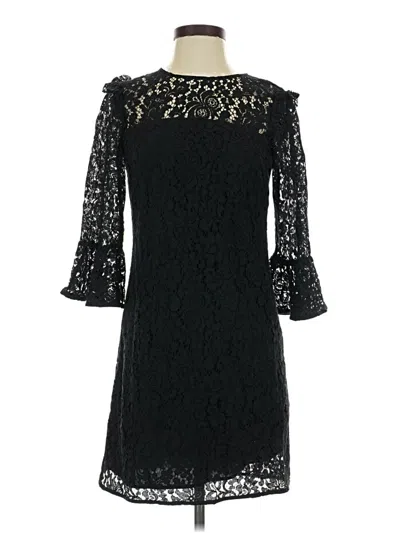 Pre-owned Ann Taylor Cocktail Dress In Black