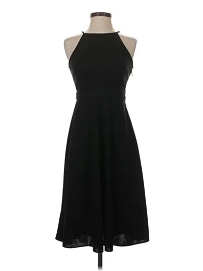 Pre-owned Ann Taylor Cocktail Dress In Black