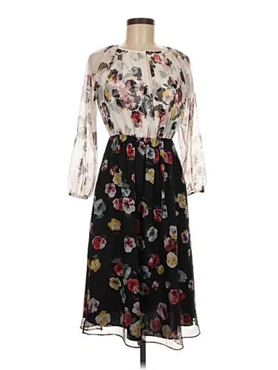 Pre-owned Ann Taylor Cocktail Dress In Black
