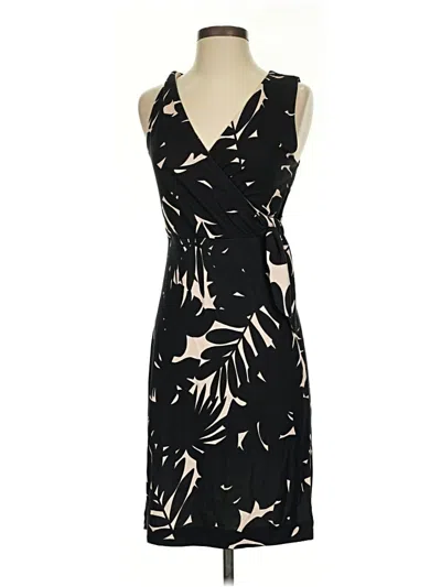 Pre-owned Ann Taylor Cocktail Dress In Black