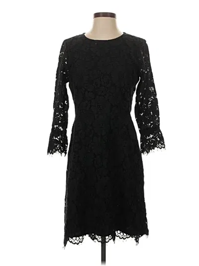 Pre-owned Ann Taylor Cocktail Dress In Black