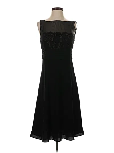 Pre-owned Ann Taylor Cocktail Dress In Black