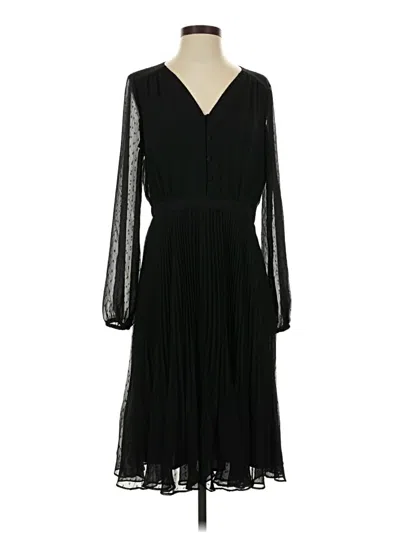 Pre-owned Ann Taylor Cocktail Dress In Black