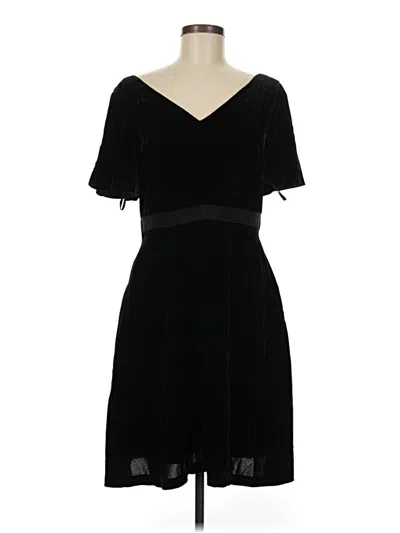 Pre-owned Ann Taylor Cocktail Dress In Black