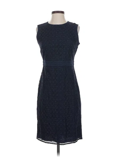 Pre-owned Ann Taylor Cocktail Dress In Blue
