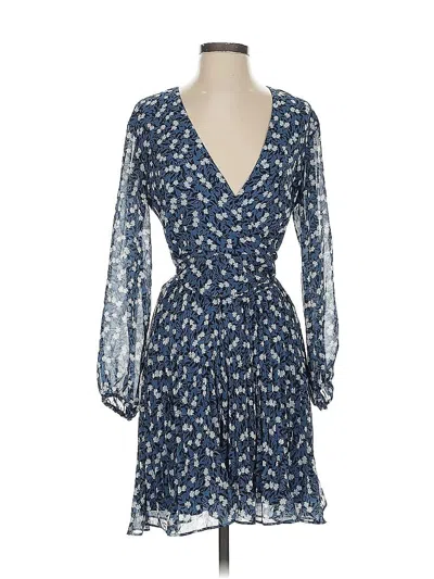 Pre-owned Ann Taylor Cocktail Dress In Blue