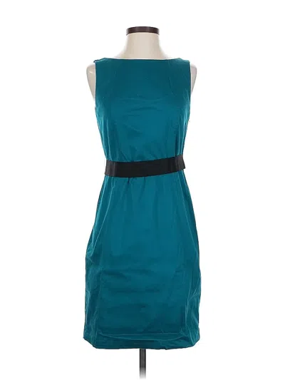 Pre-owned Ann Taylor Cocktail Dress In Blue