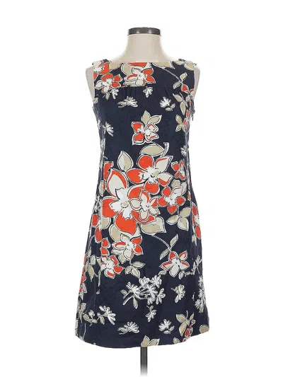 Pre-owned Ann Taylor Cocktail Dress In Blue