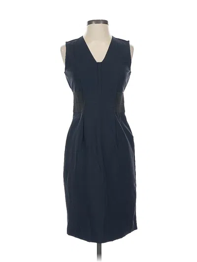Pre-owned Ann Taylor Cocktail Dress In Blue