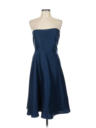 Pre-owned Ann Taylor Cocktail Dress In Blue