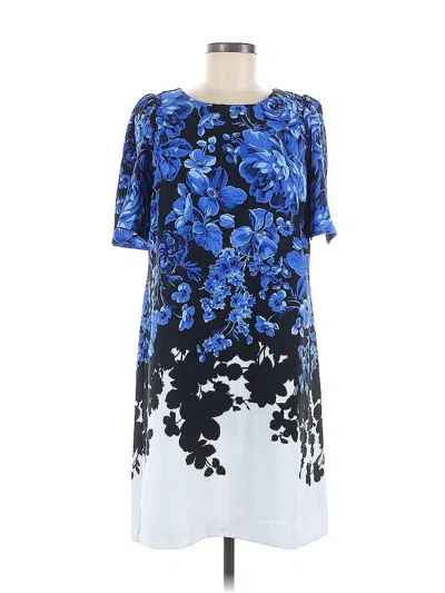 Pre-owned Ann Taylor Cocktail Dress In Blue