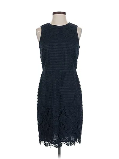 Pre-owned Ann Taylor Cocktail Dress In Blue