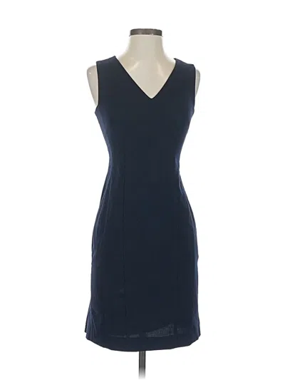 Pre-owned Ann Taylor Cocktail Dress In Blue