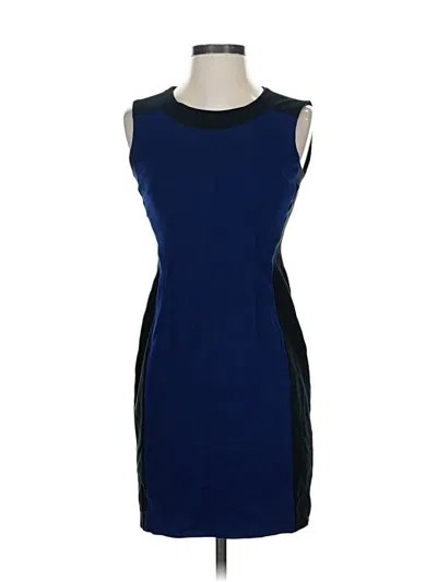Pre-owned Ann Taylor Cocktail Dress In Blue