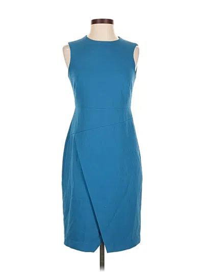 Pre-owned Ann Taylor Cocktail Dress In Blue