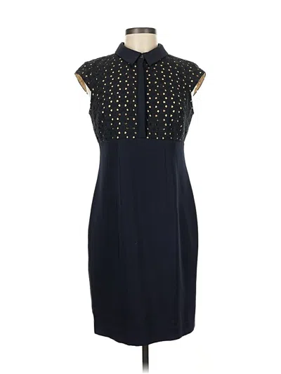 Pre-owned Ann Taylor Cocktail Dress In Blue
