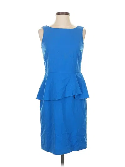 Pre-owned Ann Taylor Cocktail Dress In Blue