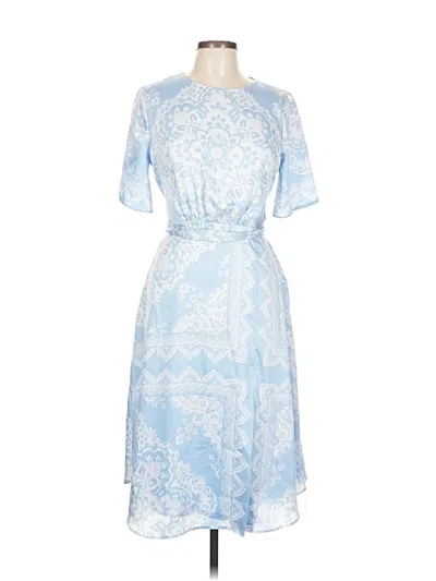 Pre-owned Ann Taylor Cocktail Dress In Blue