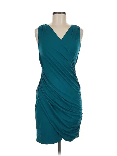 Pre-owned Ann Taylor Cocktail Dress In Blue