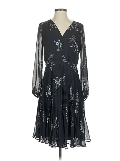 Pre-owned Ann Taylor Cocktail Dress In Blue