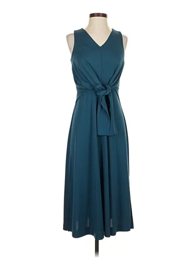 Pre-owned Ann Taylor Cocktail Dress In Blue