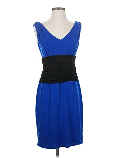 Pre-owned Ann Taylor Cocktail Dress In Blue
