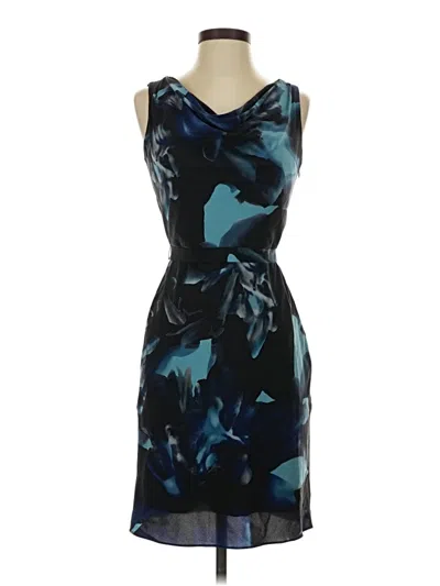 Pre-owned Ann Taylor Cocktail Dress In Blue