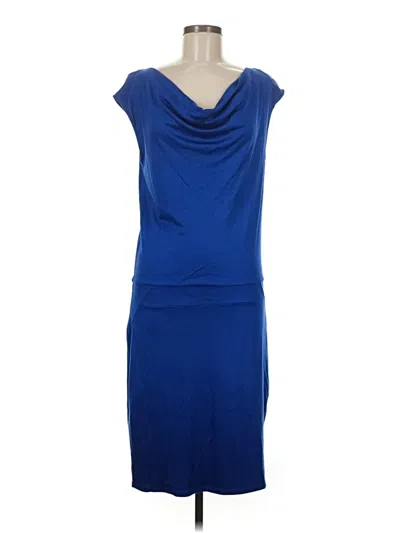 Pre-owned Ann Taylor Cocktail Dress In Blue