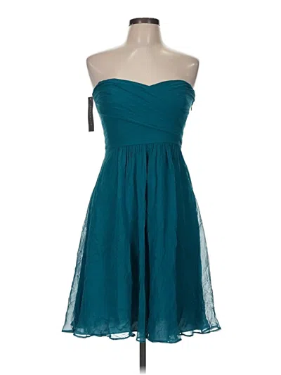 Pre-owned Ann Taylor Cocktail Dress In Blue