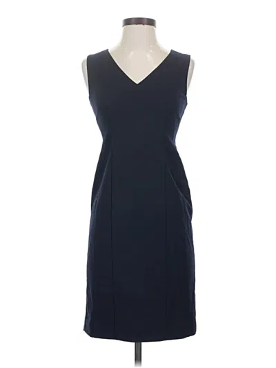 Pre-owned Ann Taylor Cocktail Dress In Blue
