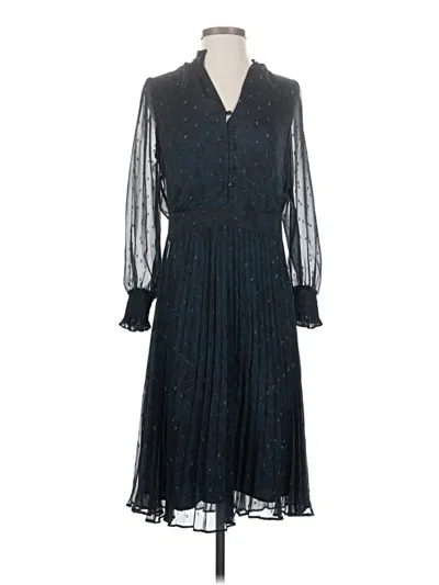 Pre-owned Ann Taylor Cocktail Dress In Blue