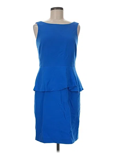 Pre-owned Ann Taylor Cocktail Dress In Blue