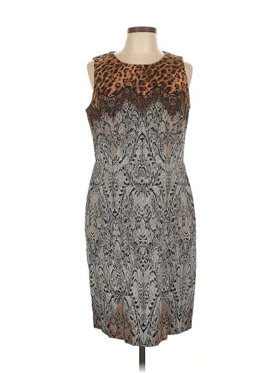 Pre-owned Ann Taylor Cocktail Dress In Brown