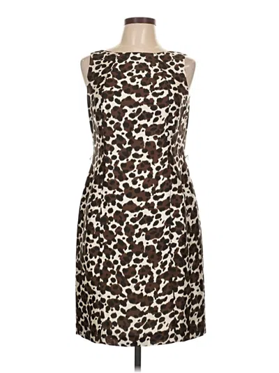 Pre-owned Ann Taylor Cocktail Dress In Brown